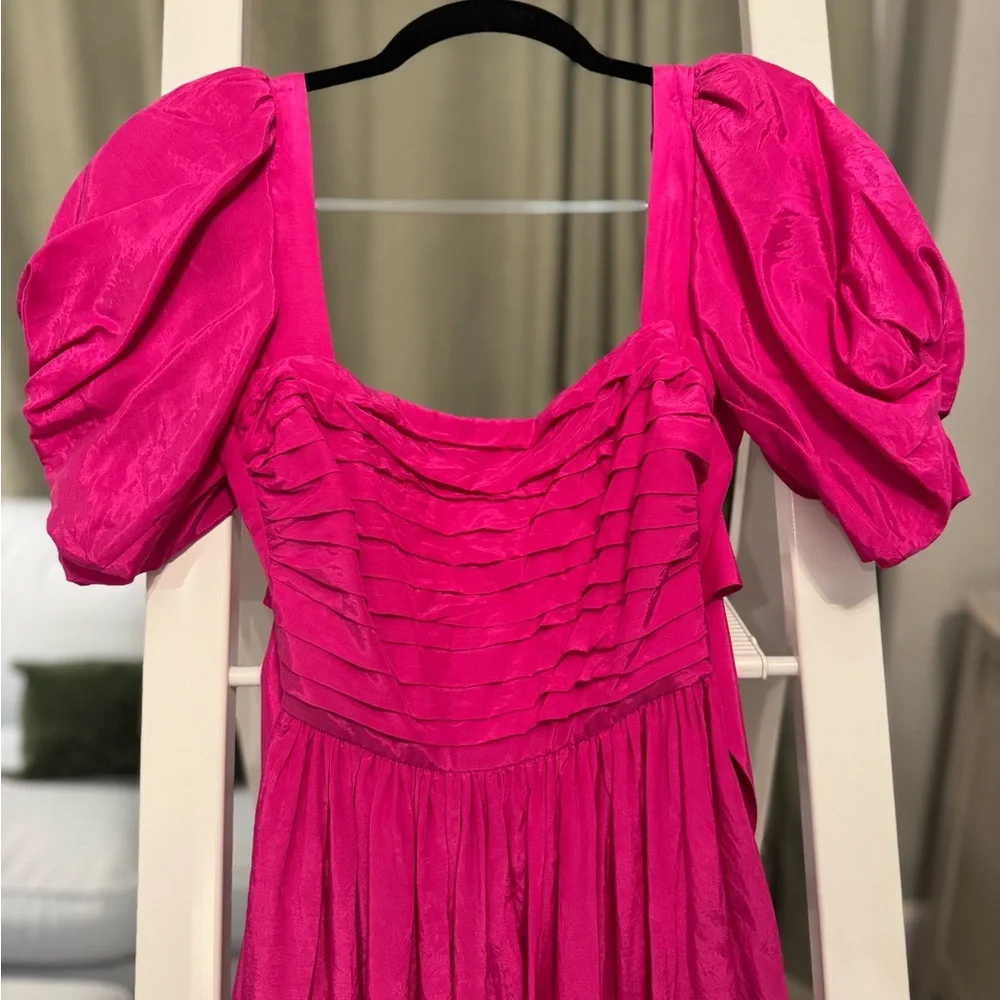Abercrombie & Fitch Fuchsia Maxi Dress